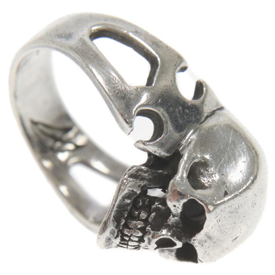 CRAZY PIG クレイジーピッグ CUTAWAY SKULL RING スカルリング シルバー