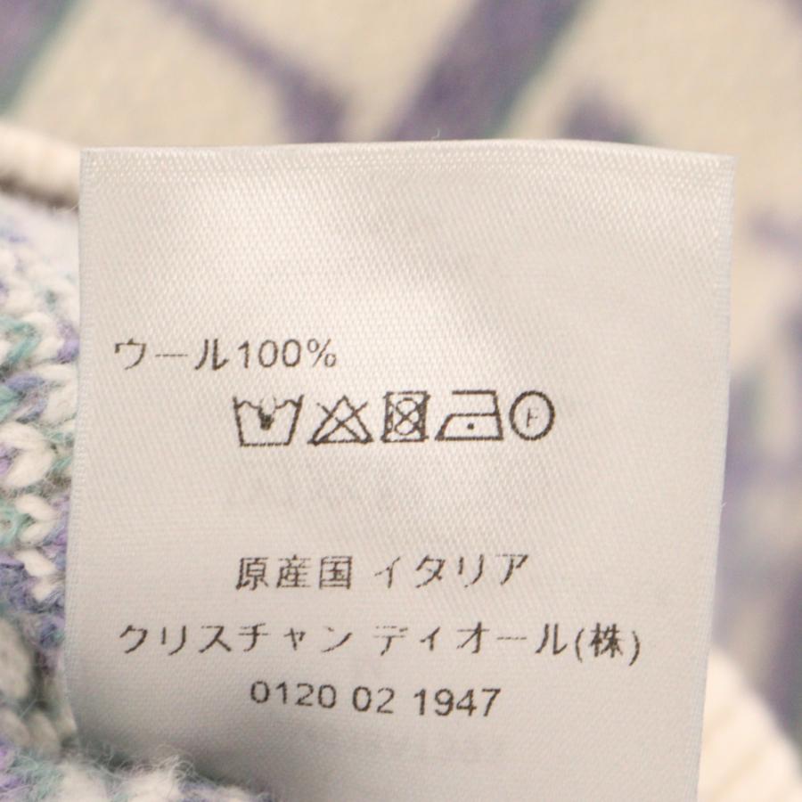 DIOR ディオール 22AW 193M638AT393 オブリーク総柄クルーネックニット