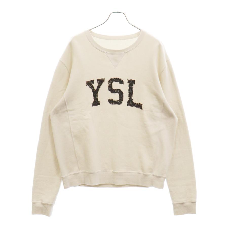 SAINT LAURENT PARIS サンローランパリ YSLロゴ クルーネック SAINT LAURENT PARIS サンローランパリ YSLロゴ クルーネック
