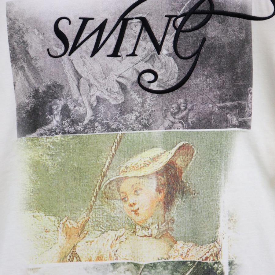 LOEWE ロエベ SWING 刺繍 半袖 Tシャツ カットソー ホワイト  