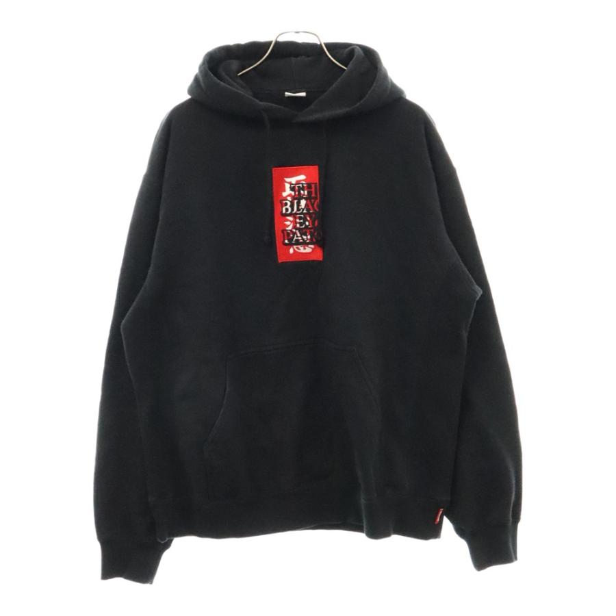 THE BLACK EYE PATCH ブラックアイパッチ ロゴ刺繍 フードロゴ プル