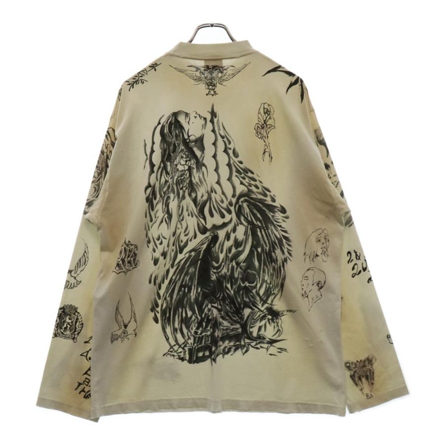 BALENCIAGA バレンシアガ 24SS 総柄メタル グラフィック 長袖T BALENCIAGA バレンシアガ 24SS 総柄メタル グラフィック 長袖T