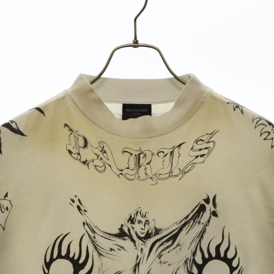 BALENCIAGA バレンシアガ 24SS 総柄メタル グラフィック 長袖T BALENCIAGA バレンシアガ 24SS 総柄メタル グラフィック 長袖T
