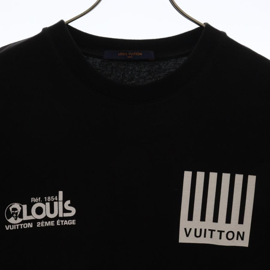 LOUIS VUITTON ルイヴィトン 19AW バックフラワーロゴプリントTシャツ 