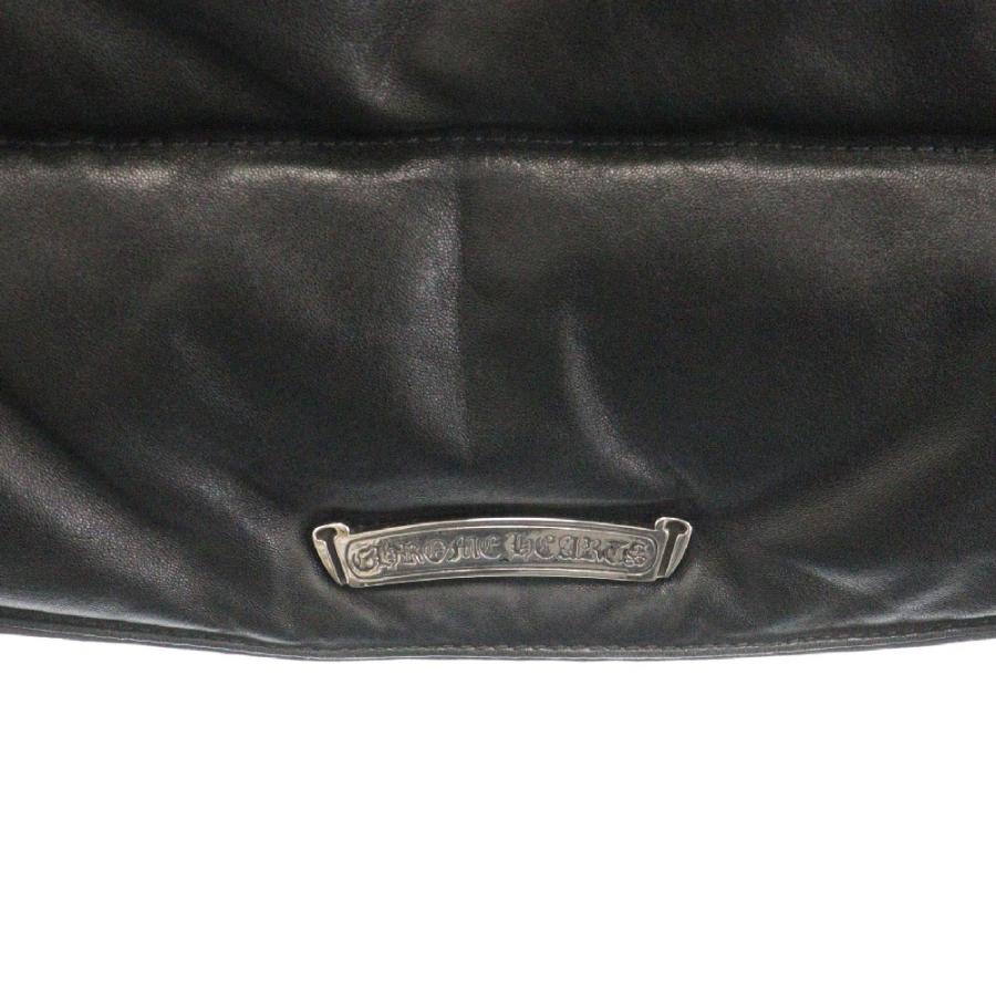 CHROME HEARTS クロムハーツ レザーダウンジャケット ブラック CHROME HEARTS クロムハーツ レザーダウンジャケット ブラック