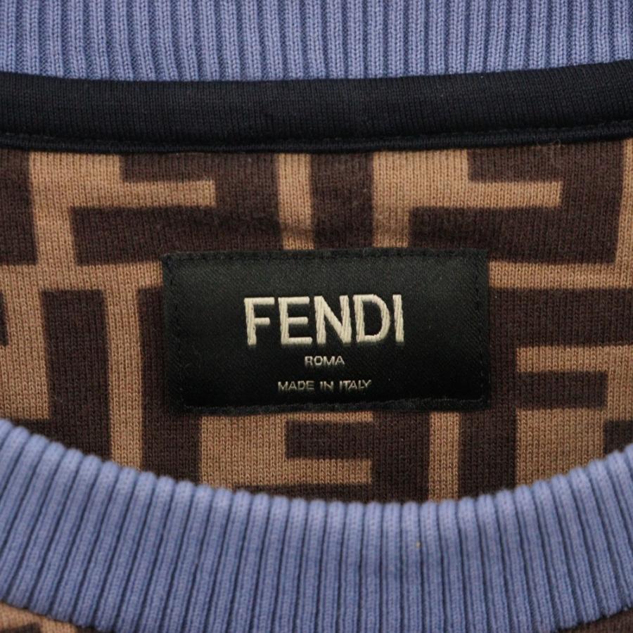 FENDI フェンディ ×FILA MANIA フロントロゴ ズッカ柄 スウェット 