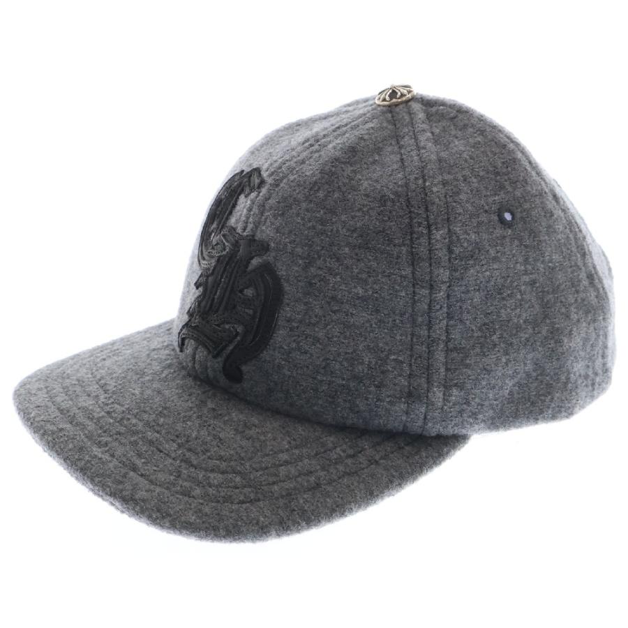 クロムハーツ ウールキャップ CH レザーchrome hearts クロムハーツ ウールキャップ CH レザーchrome hearts