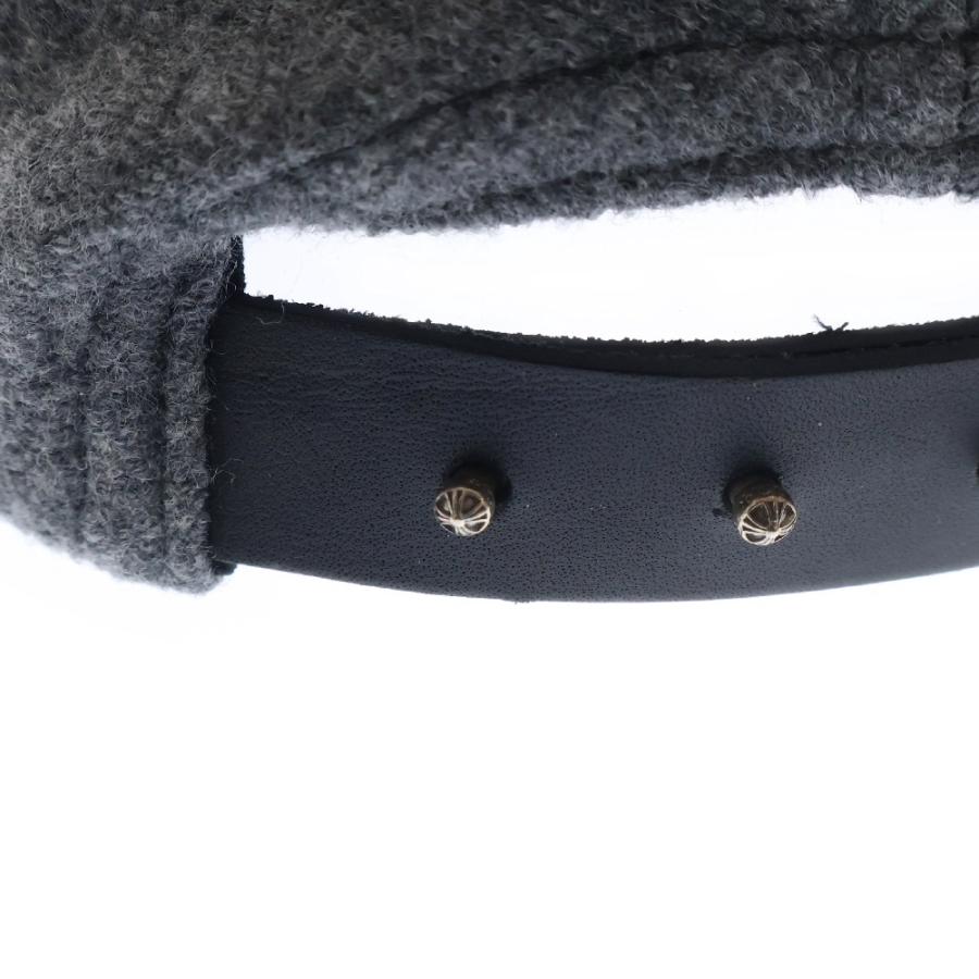 CHROME HEARTS（クロムハーツ） CHレザーパッチウールキャップ 帽子