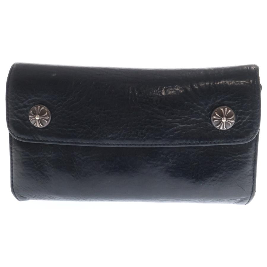 CHROME HEARTS クロムハーツ WAVE ウェーブ レザーウォレット 財布  