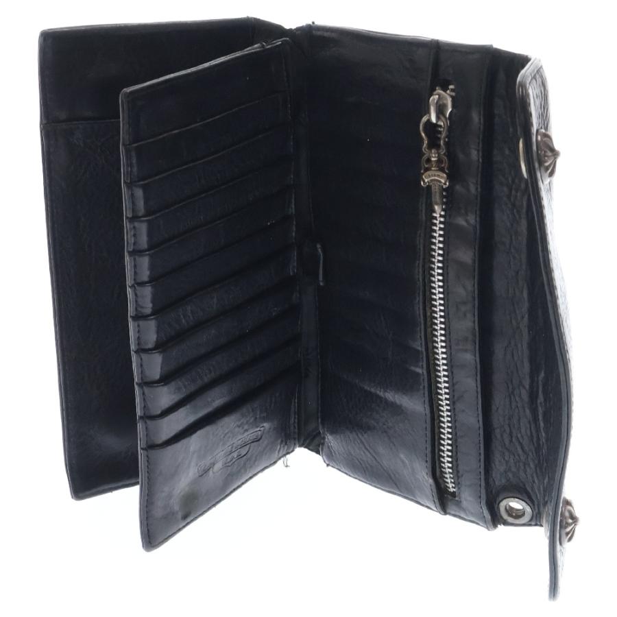 CHROME HEARTS（クロムハーツ） WAVE ウェーブ レザーウォレット 財布