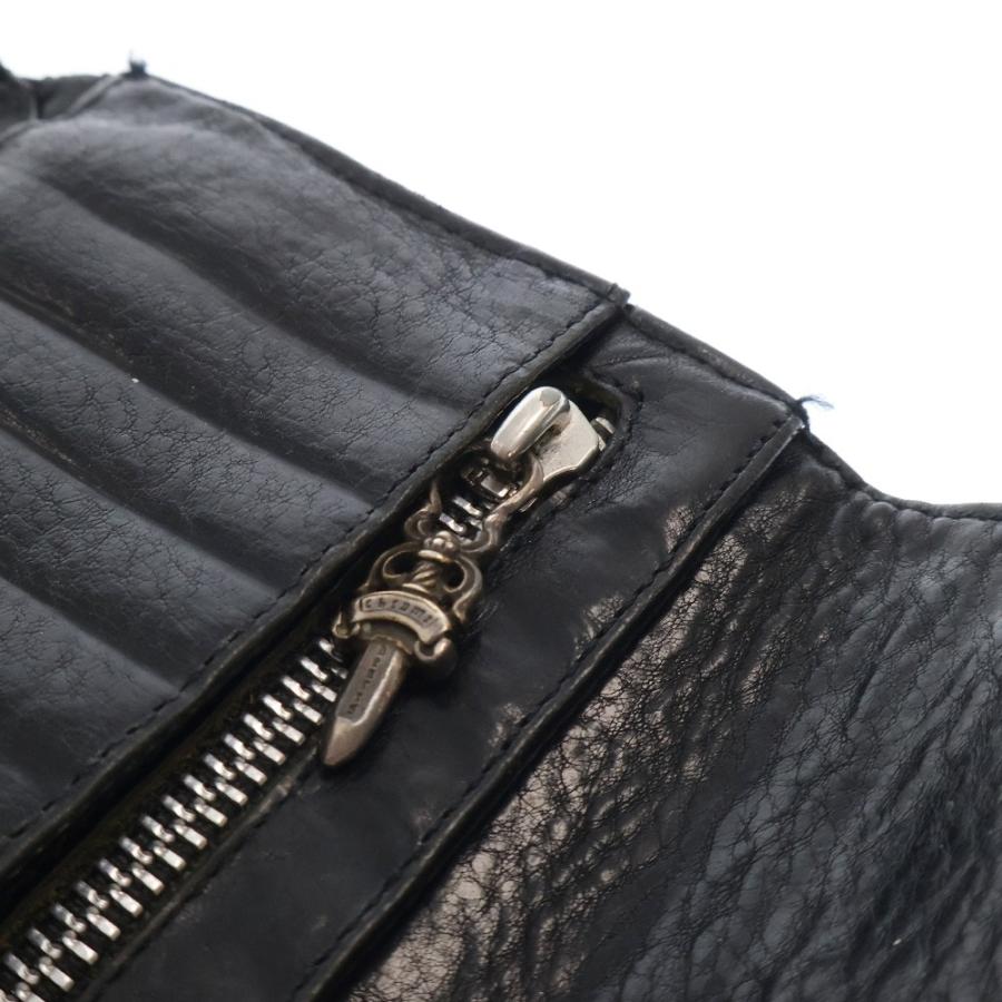 CHROME HEARTS（クロムハーツ） WAVE ウェーブ レザーウォレット 財布