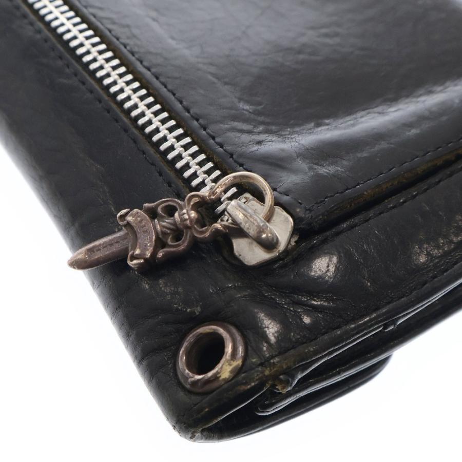 CHROME HEARTS（クロムハーツ） WAVE ウェーブ レザーウォレット 財布