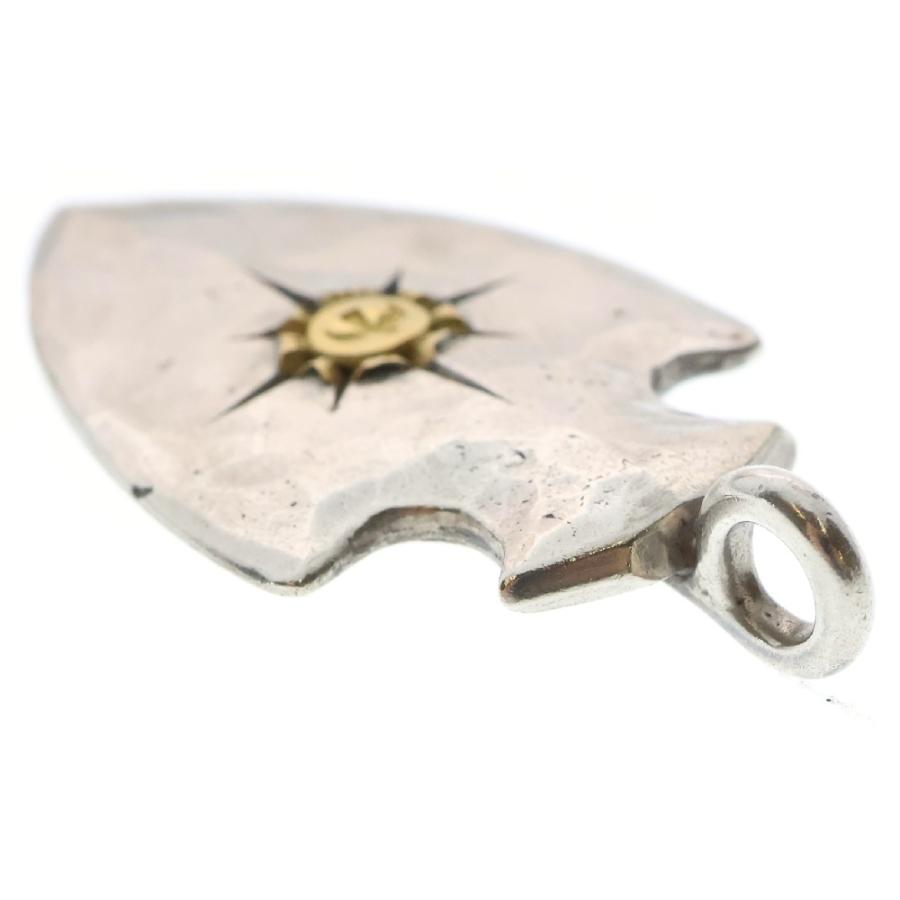 goro's ゴローズ メタル付き矢じり大 ペンダントトップ シルバー