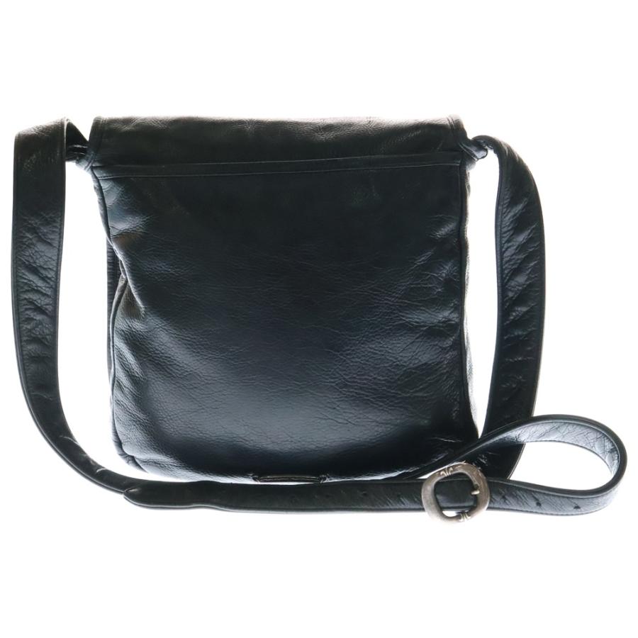 CHROME HEARTS クロムハーツ BAG-MAIL メールバッグ フィリグリー装飾レザーショルダーバッグ ブラック CHROME HEARTS（クロムハーツ） BAG-MAIL メールバッグ フィリグリー