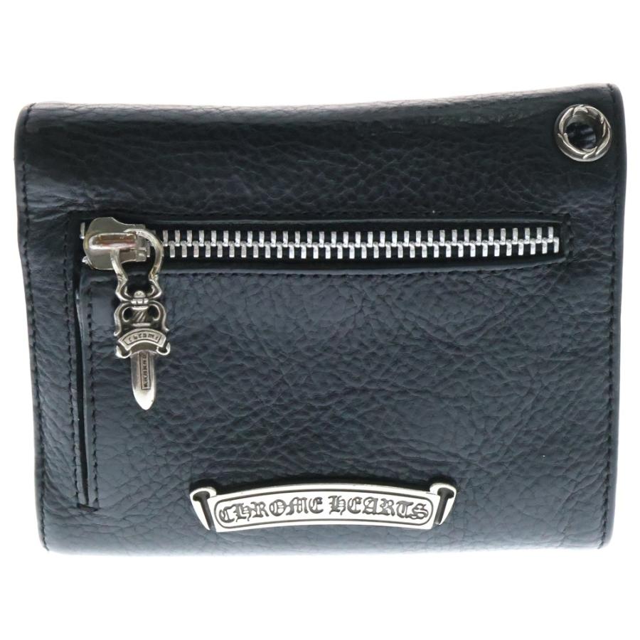 Chrome Hearts / クロムハーツ WAVE MINI WALLET CHROME HEARTS クロムハーツ WAVE MINI ウェーブミニ レザー