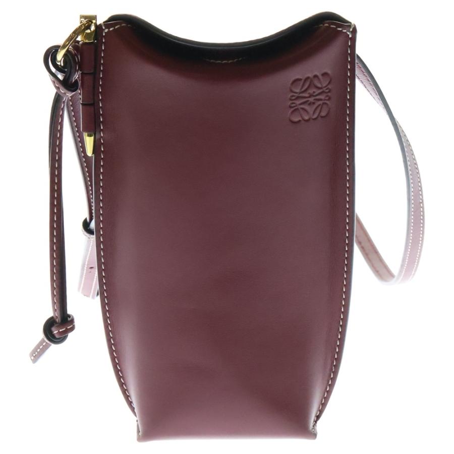 LOEWE（ロエベ） GATE POCKET ゲートポケット ショルダーバッグ レッド