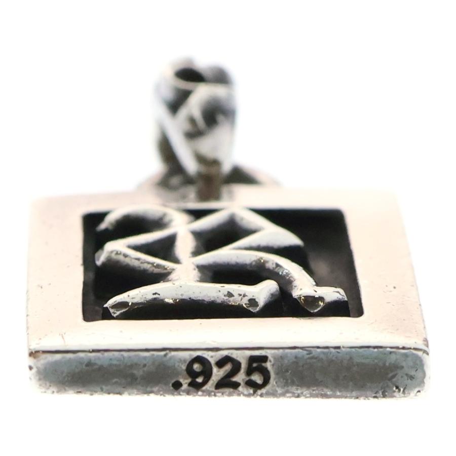 クロムハーツ フレームド レターブロック イニシャル K メンズ ネックレス CHROME HEARTS（クロムハーツ） FRAMED LETTER BLOCK フレームド