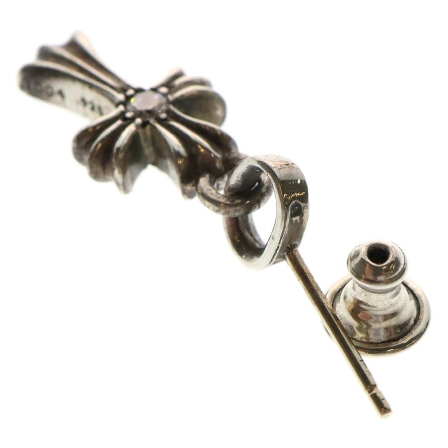 Chrome Hearts ベビーファットクロス　ドロップピアス クロムハーツCHクロスベビーファットドロップイヤリング（ピアス