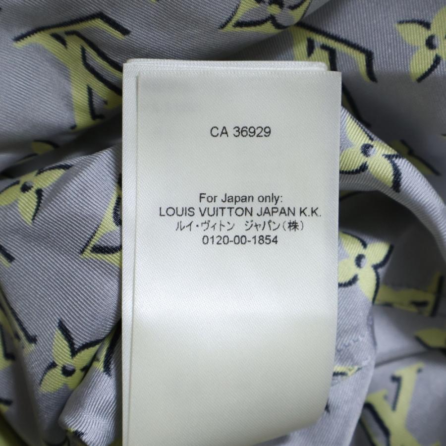 LOUIS VUITTON（ルイ・ヴィトン） ブランドロゴ総柄 長袖シャツ グレー