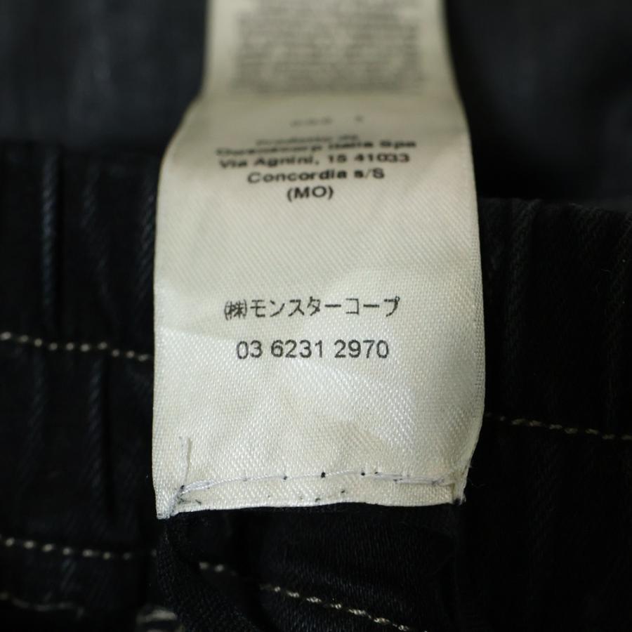 国内正規品　ダークシャドウ　コーティングバイカーパンツ　28 DRKSHDW（ダークシャドウ）カーゴパンツ 黒 サイズ:XS メンズ