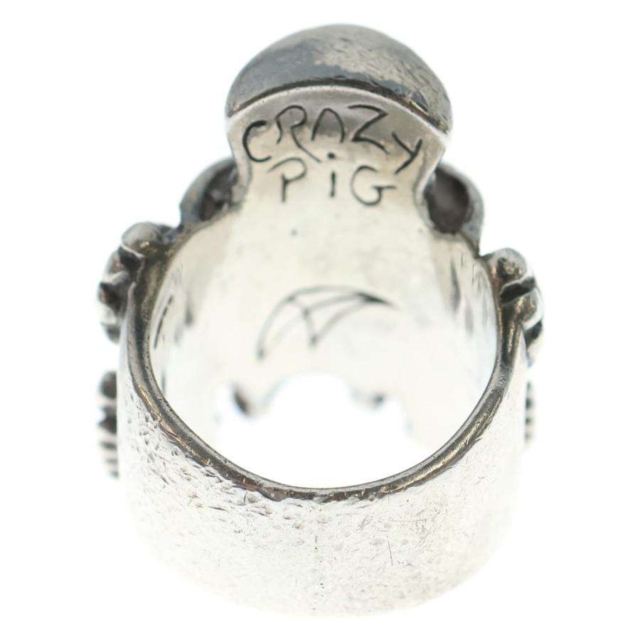 CRAZY PIG クレイジーピッグ MASCOT SKULL RING シルクハット スカル