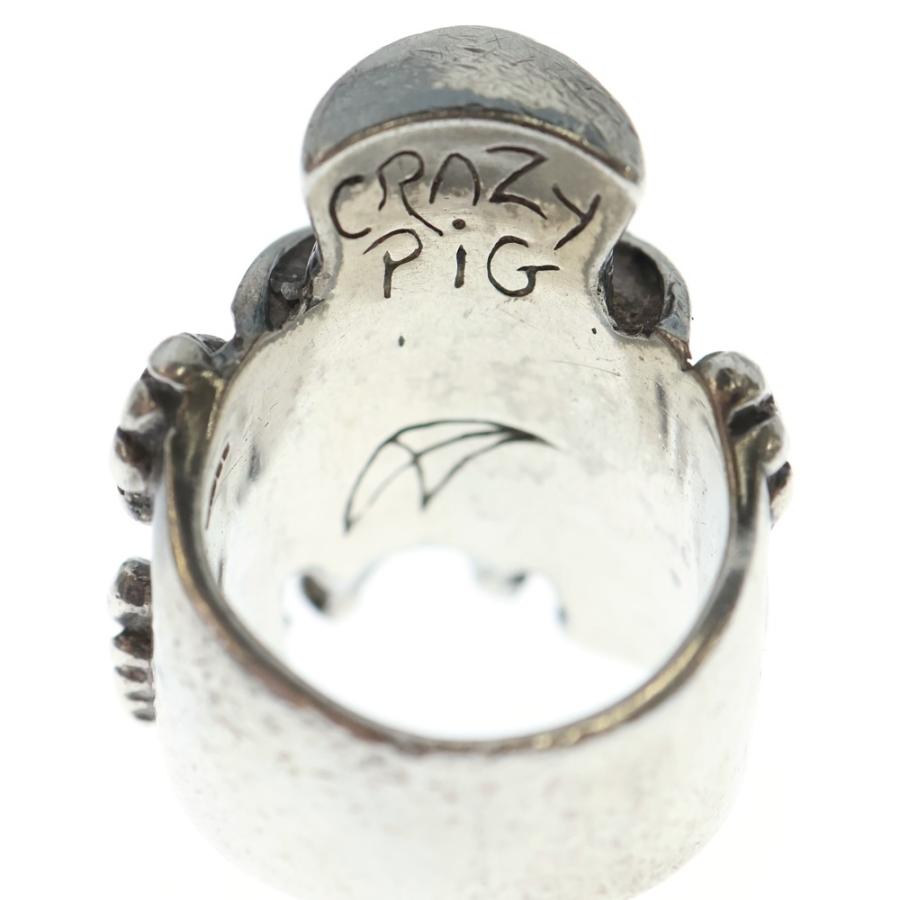 CRAZY PIG クレイジーピッグ MASCOT SKULL RING シルクハット スカル