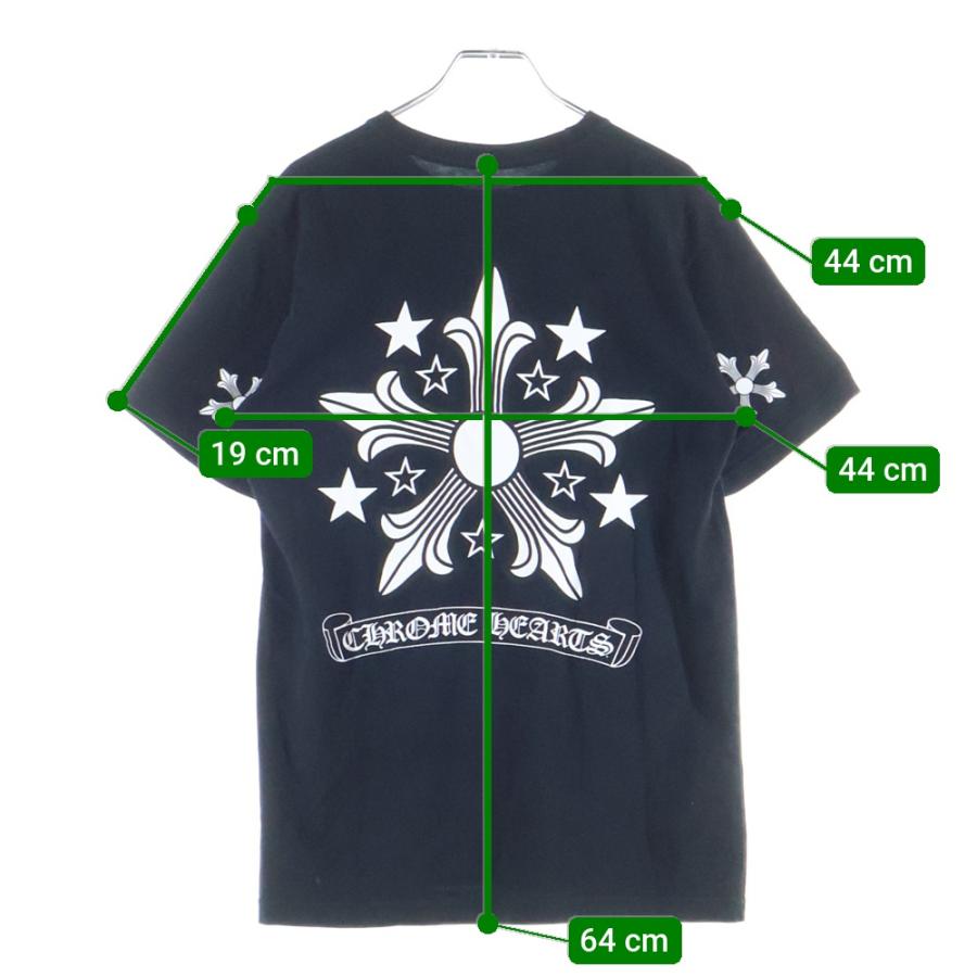 CHROME HEARTS バックプリント Tシャツ ブラック　黒 CHROME HEARTS（クロムハーツ） スター バックプリント 半袖Tシャツ