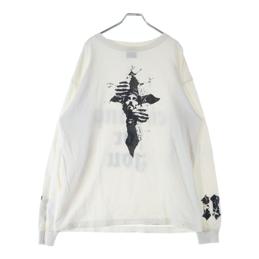 SAINT MICHAEL セントマイケル 22SS LS TEE SM ヴィンテージ加工