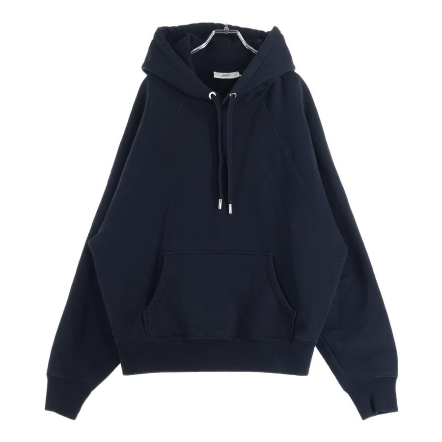 ami paris アミパリス フロントブランドロゴ刺繍 プルオーバーパーカー