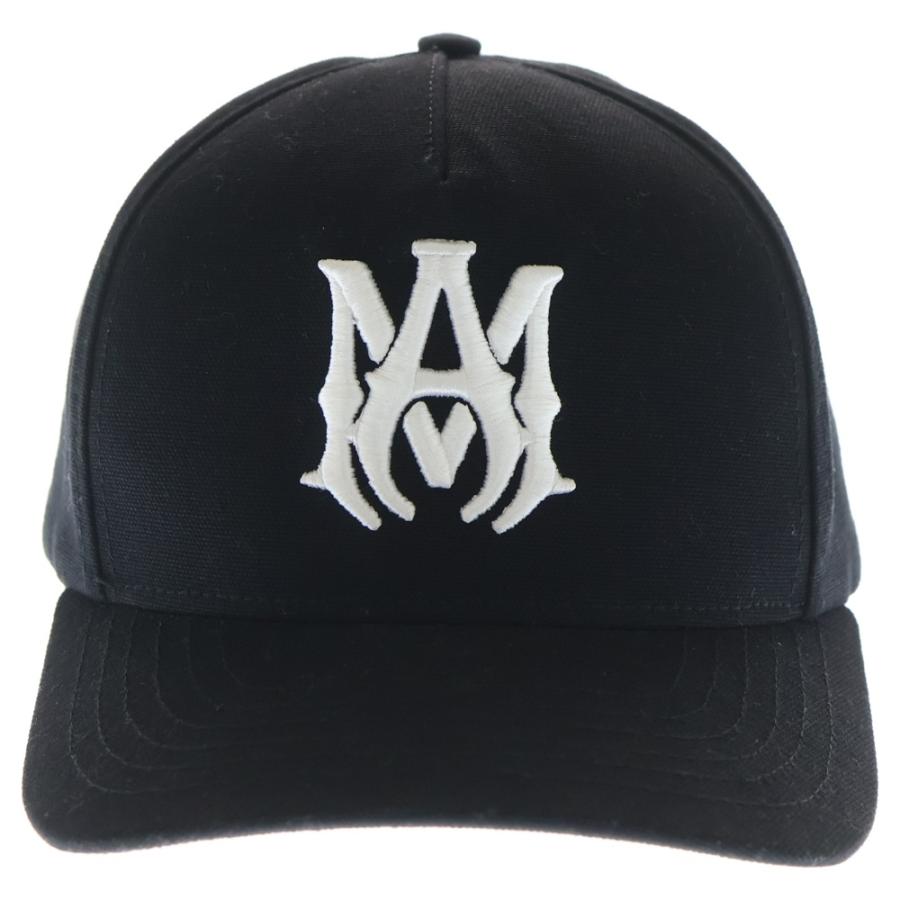 AMIRI（アミリ） MA LOGO TRUCKER HAT ロゴ刺繍 キャップ ブラック