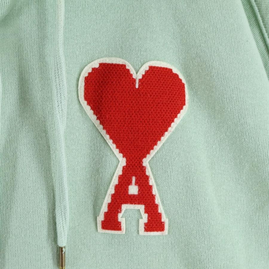 ami paris アミパリス フロントロゴワッペン プルオーバーパーカー