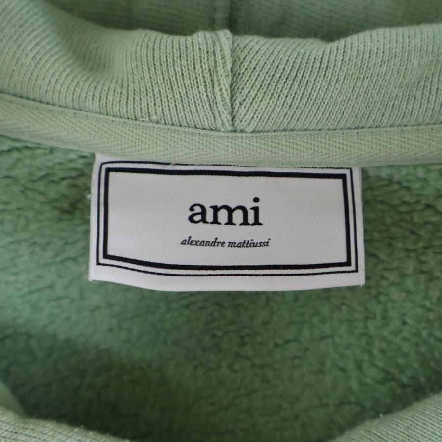 ami paris アミパリス フロントロゴワッペン プルオーバーパーカー