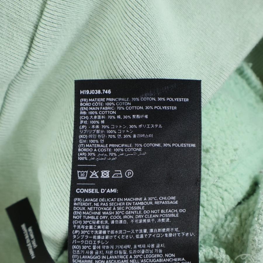 ami paris アミパリス フロントロゴワッペン プルオーバー