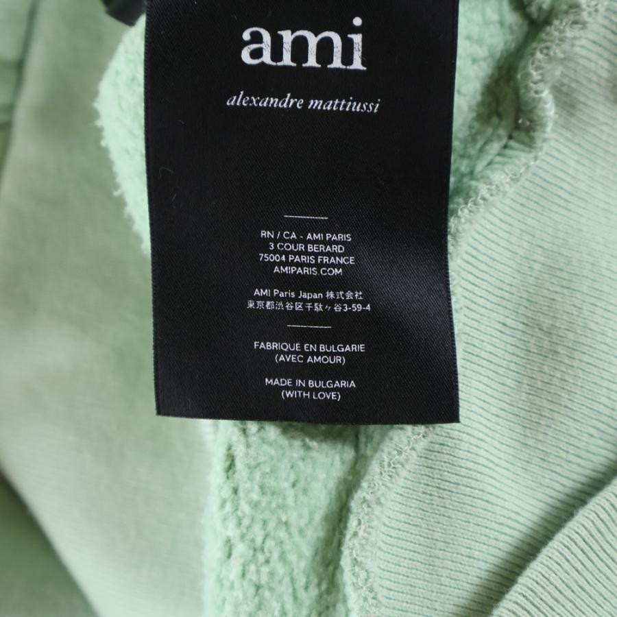 ami paris アミパリス フロントロゴワッペン プルオーバーパーカー