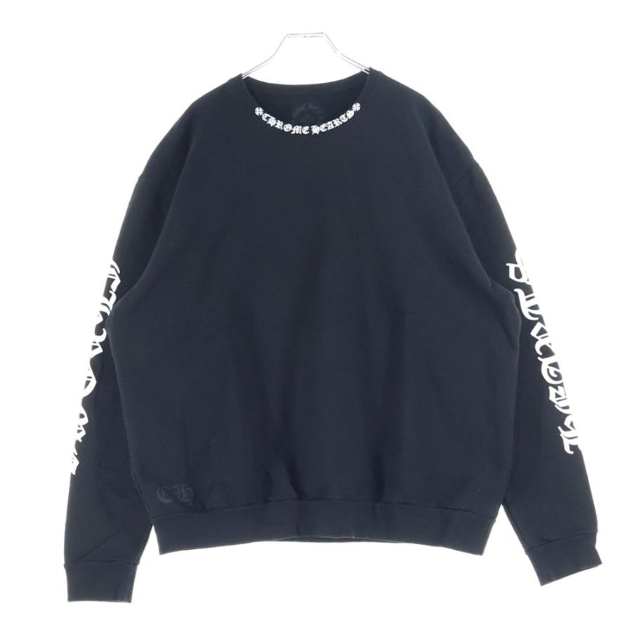 CHROME HEARTS（クロムハーツ） Neck Logo Crewneck Sweatshirt