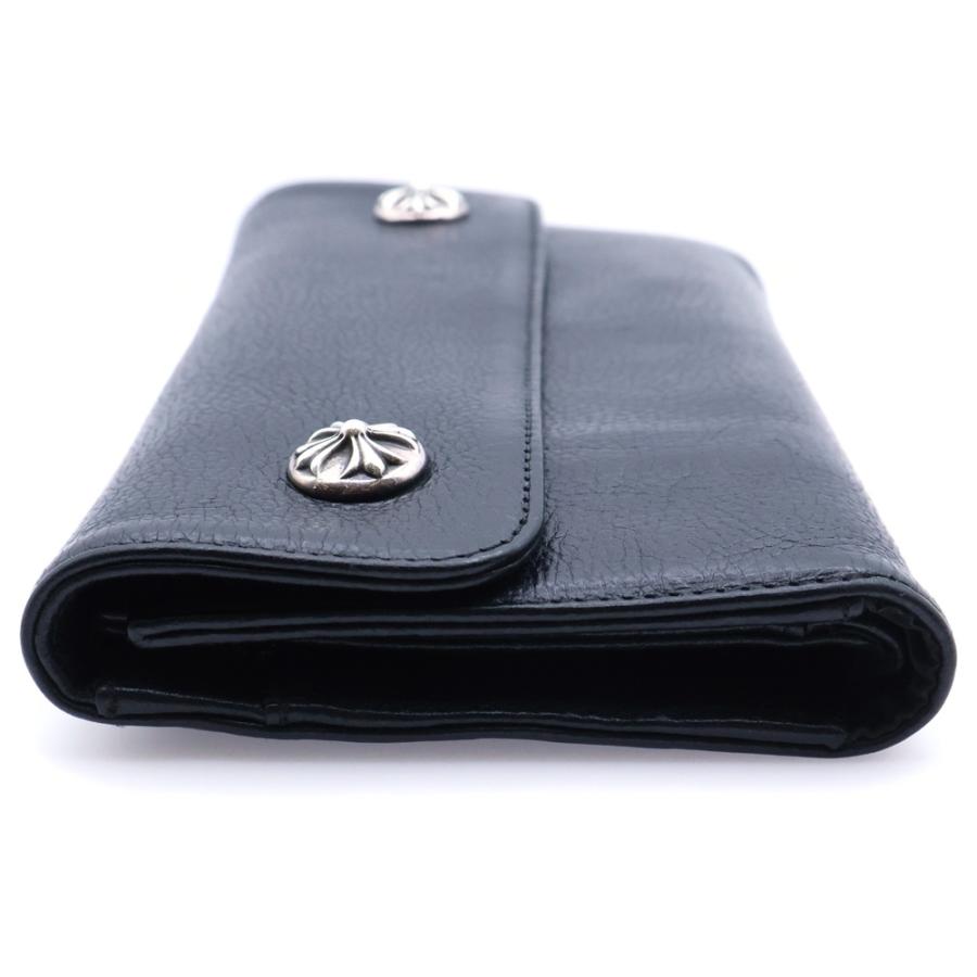 【年末セール】31日まで 新品未使用クロムハーツ ウェーブレザーウォレット長財布 CHROME HEARTS（クロムハーツ） WAVE ウェーブ レザーウォレット 財布