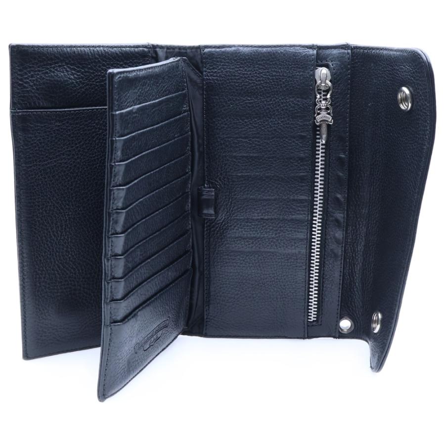 CHROME HEARTS（クロムハーツ） WAVE ウェーブ レザーウォレット 財布