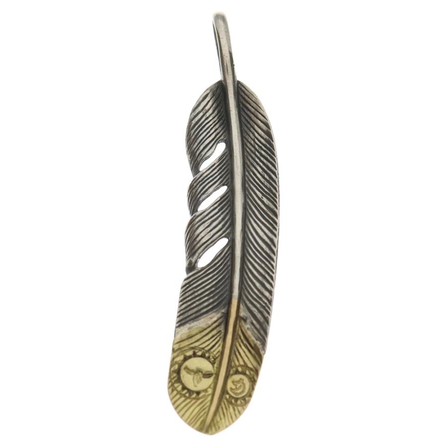 TADY & KING タディアンドキング 特大SVフェザー剣先K18 ペンダント