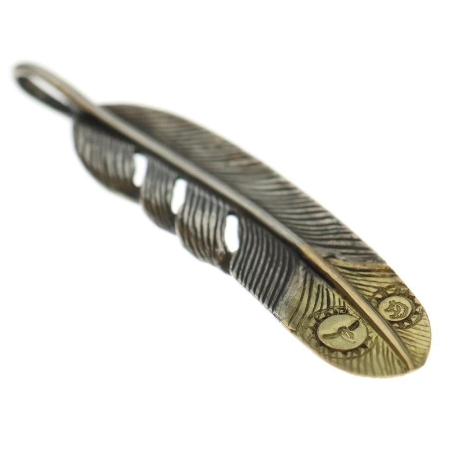 TADY & KING タディアンドキング 特大SVフェザー剣先K18 ペンダント