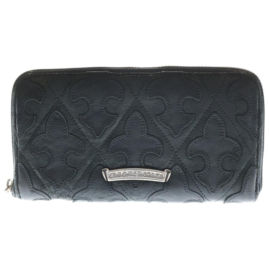 CHROME HEARTS クロムハーツブラックプレーンウォレット 長財布 楽天市場】【中古】 クロムハーツ 長財布 REC ZIP 3PTCH 3セメタリー