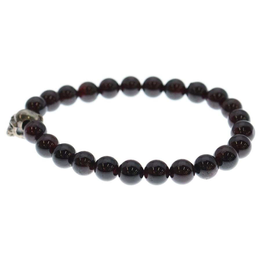 THIRTEEN DESIGNS サーティーンデザインズ スカルモチーフ ビーズブレスレット シルバー