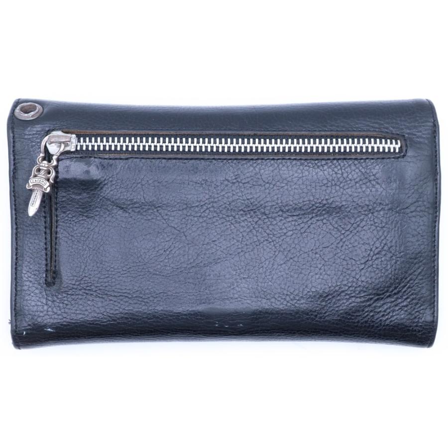 CHROME HEARTS（クロムハーツ） WAVE ウェーブ レザーウォレット 財布