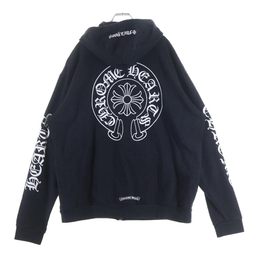 CHROME HEARTS（クロムハーツ） SWTSHRT HD ZIP CHプラス総柄 バックCH
