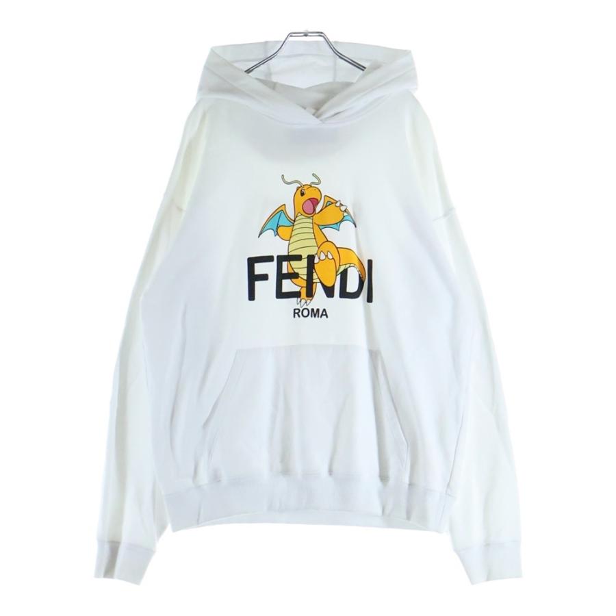FENDI フラグメント　ポケモン カイリュー　パーカー fendi FENDI（フェンディ） 24SS ×フラグメント×ポケモン DRAGONITE HOODIE