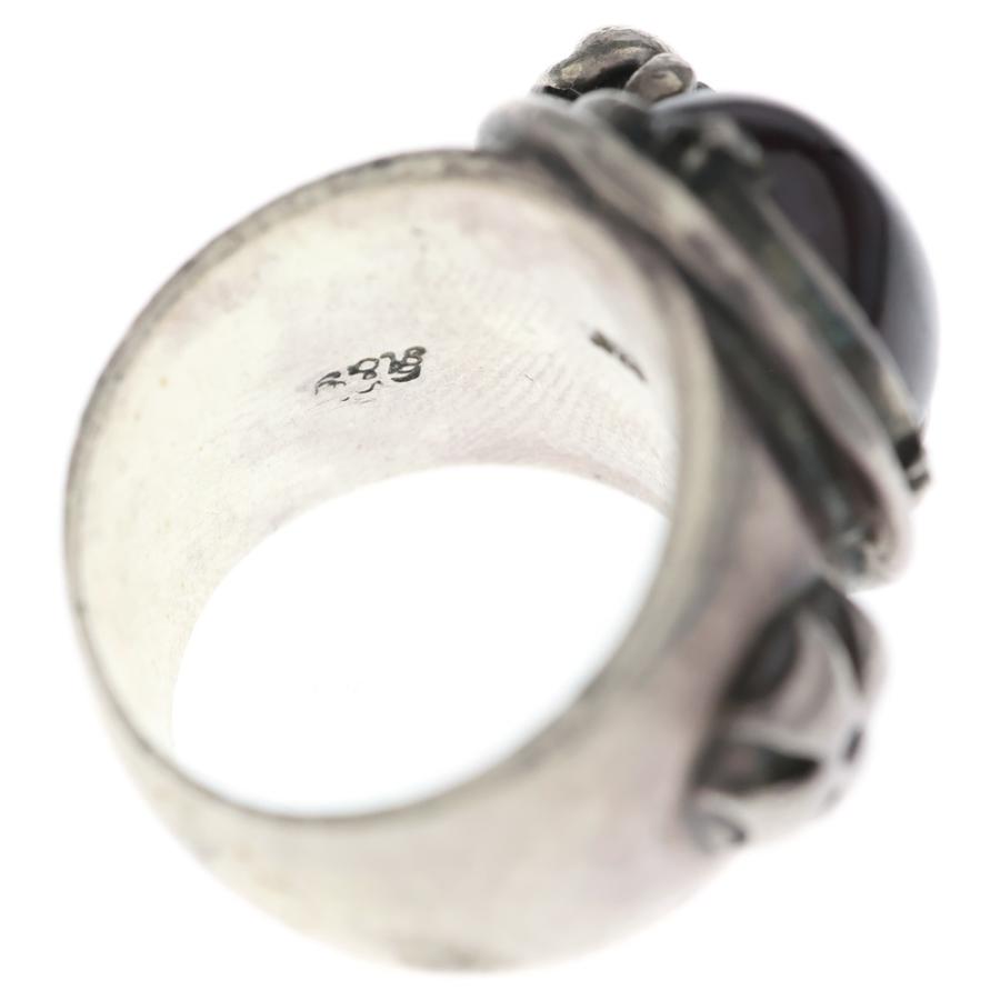 A&G エーアンドジー レッドストーン リング シルバー 楽天市場