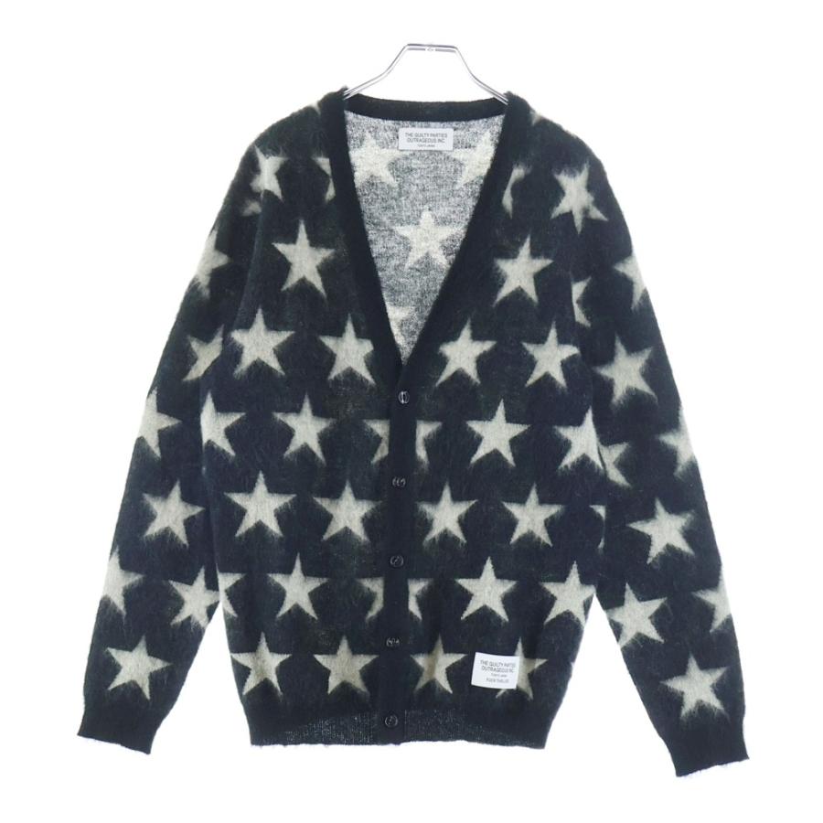 WACKO MARIA（ワコマリア） 12AW スター柄 モヘアカーディガン ニット 