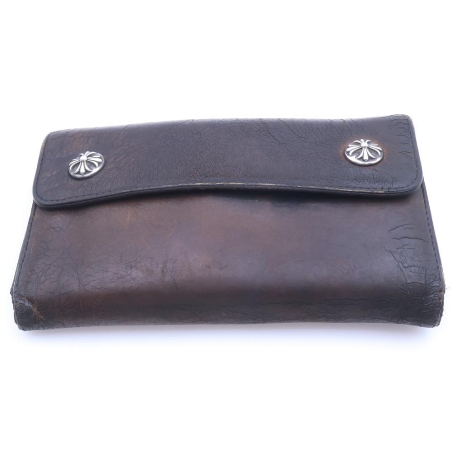 CHROME HEARTS（クロムハーツ） WAVE ウェーブ レザーウォレット 財布