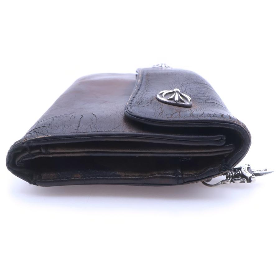 CHROME HEARTS（クロムハーツ） WAVE ウェーブ レザーウォレット 財布