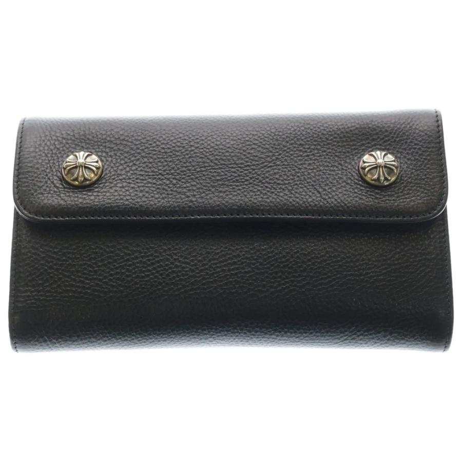 CHROME HEARTS（クロムハーツ） WAVE ウェーブ レザーウォレット 財布