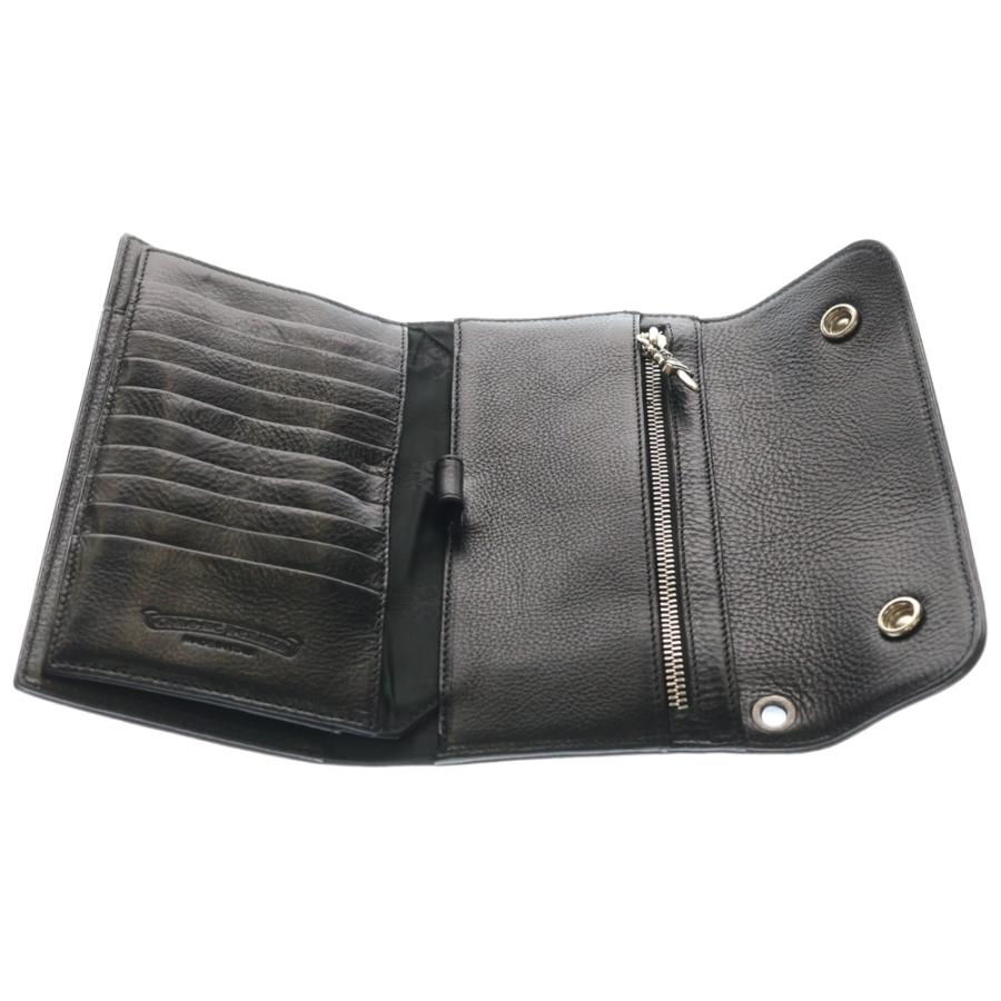 CHROME HEARTS（クロムハーツ） WAVE ウェーブ レザーウォレット 財布